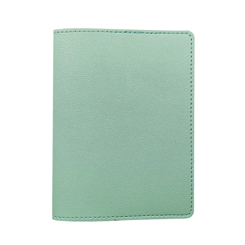 Solid color Simple Travel Passport Cover Card Case Women Men Travel Credit Card Holder ID Document Passport Holder