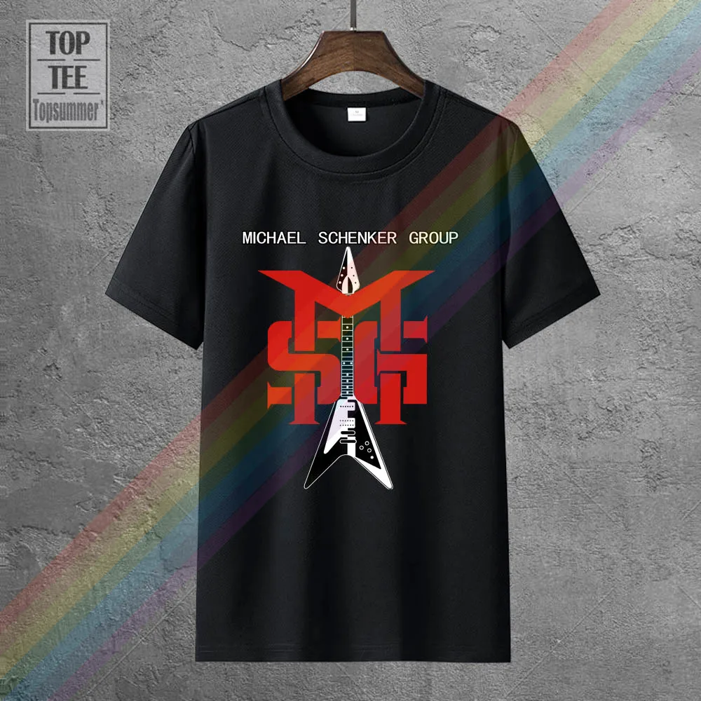 

Michael Schenker Msg Guitar Logo Black T-Shirt Unisex