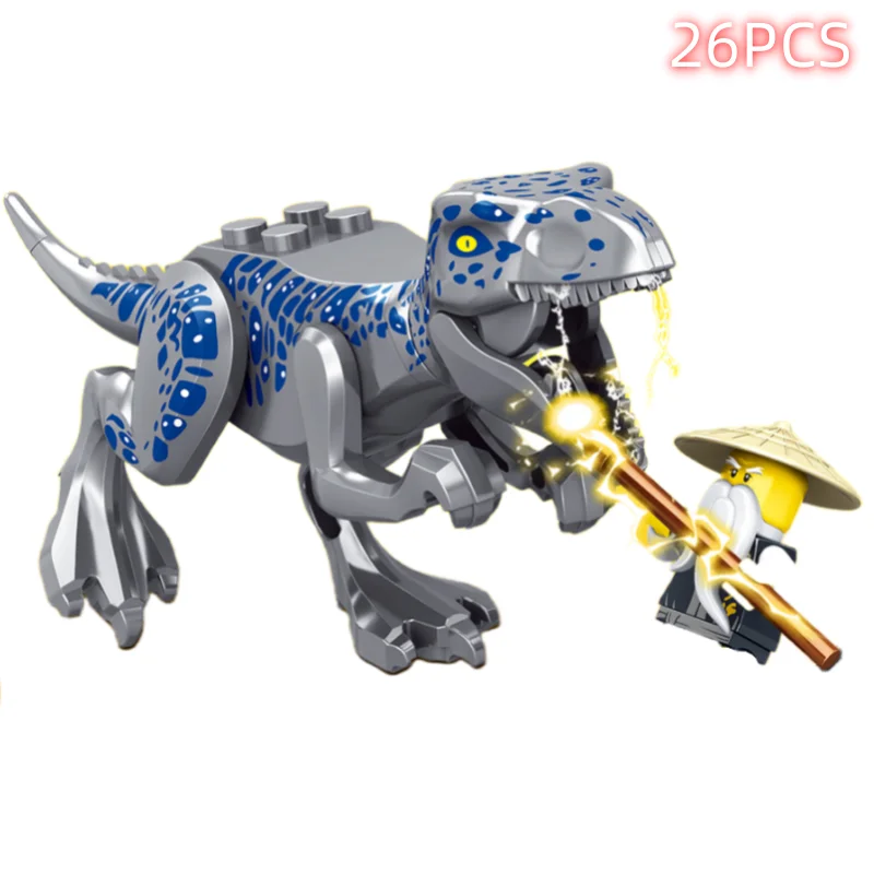 Dinosaur War Machine Action Figure Building Blocks Toy Set