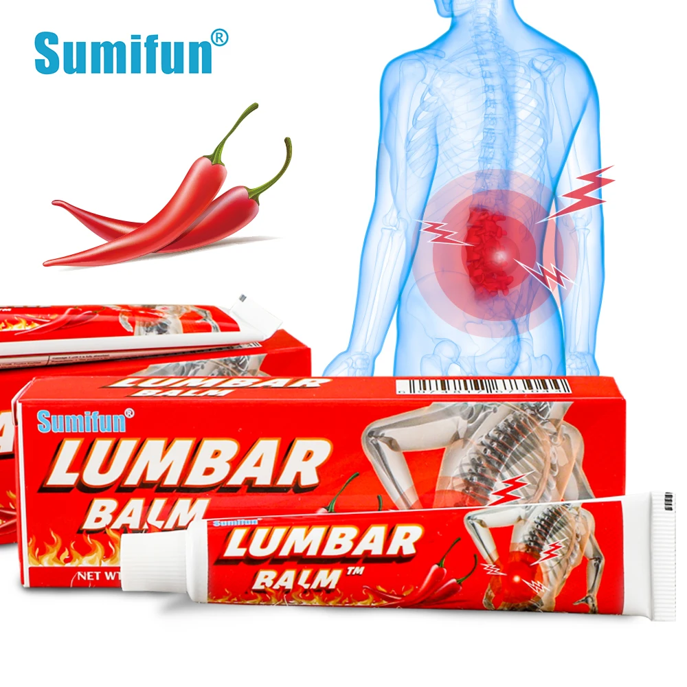 20g Sumifun Chili Lumbar Pain Relief Cream Treat Lumbar Muscle Strain