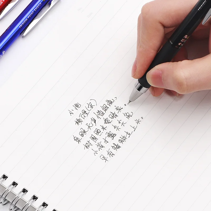 지우개 펜 리필 리필 펜 잉크, 학교 사무용품 액세서리, 검정 빨강 파랑, 0.4mm, 3 개