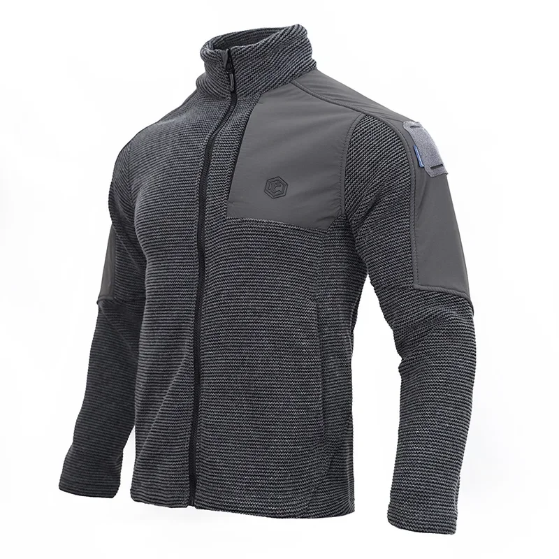 Emersongear Blue Label Tactical Suede Fleece Jacket Windbreaker Breathable Coat Warm Sports Outdoor Hunting Hiking Daily Fashion