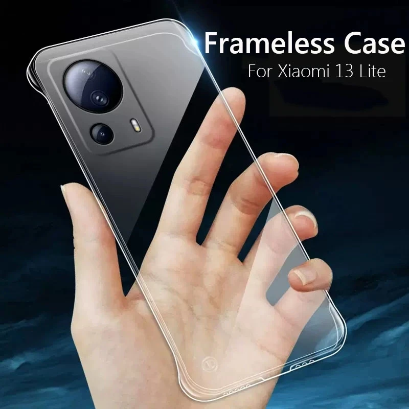 Frameless Slim Clear Hard Back Cover Case On For Xiaomi 13 12 11 Pro