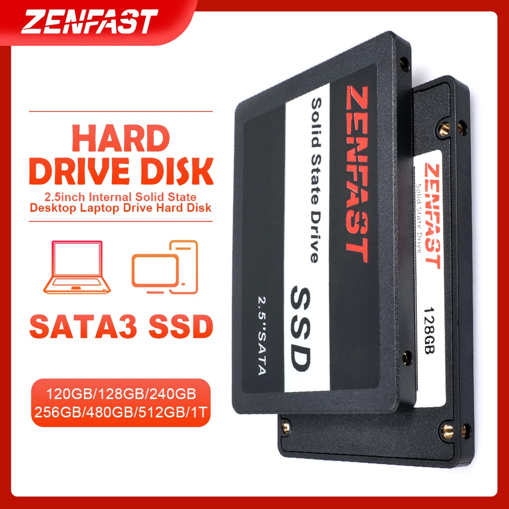 overraskelse Melankoli Mount Vesuv ZENFAST SATA3 SSD 120GB 128GB 2.5 inch 240GB 256GB 512GB Drive Hard Disk hdd  1TB Internal Solid State FOR PC SSD Laptop