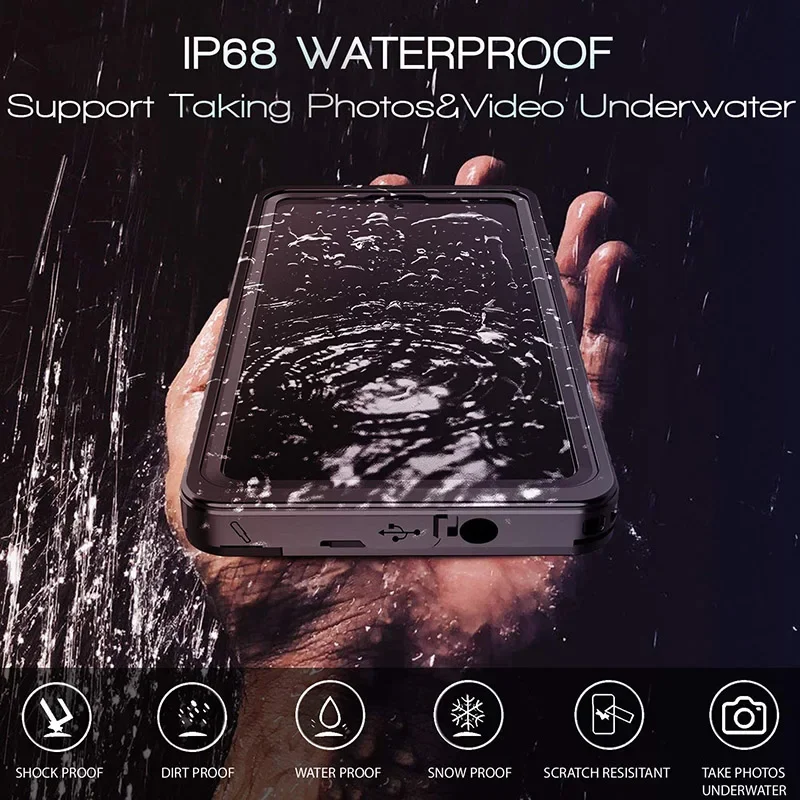 

IP68 S20 FE Waterproof Case S23 Ultra Water proof Underwater Covers for Samsung Galaxy S21 FE S20 FE S23 S22 Plus Diving Case