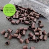 1000pcs Locks Ring BeadEasily Mini Locks Micro Bead Links 3.2*2.8*4.0 mm Copper Micro Tubes Rings Links for Hair Extensions 6