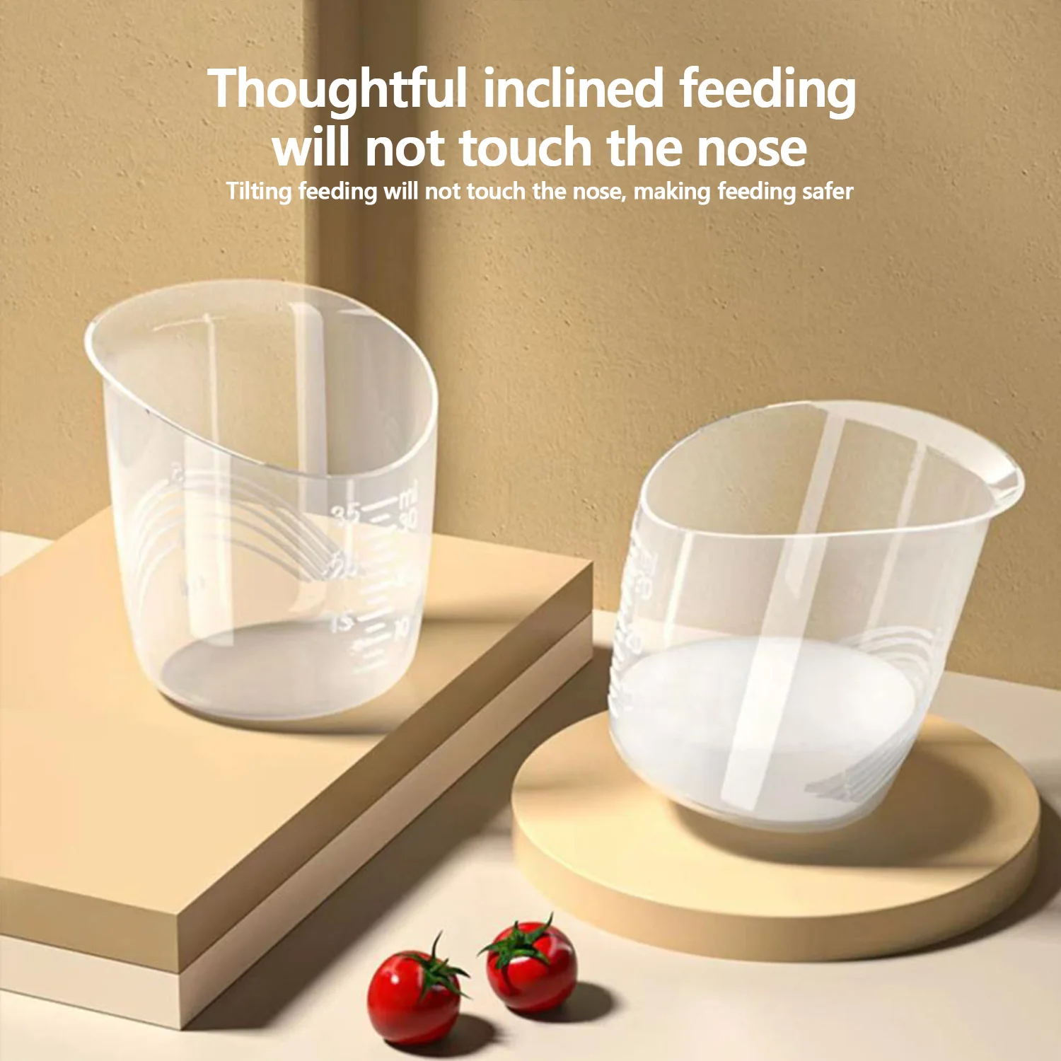 35ml transparent baby feeding cup hospital recommends newborn feeding cup measuring imported PP material