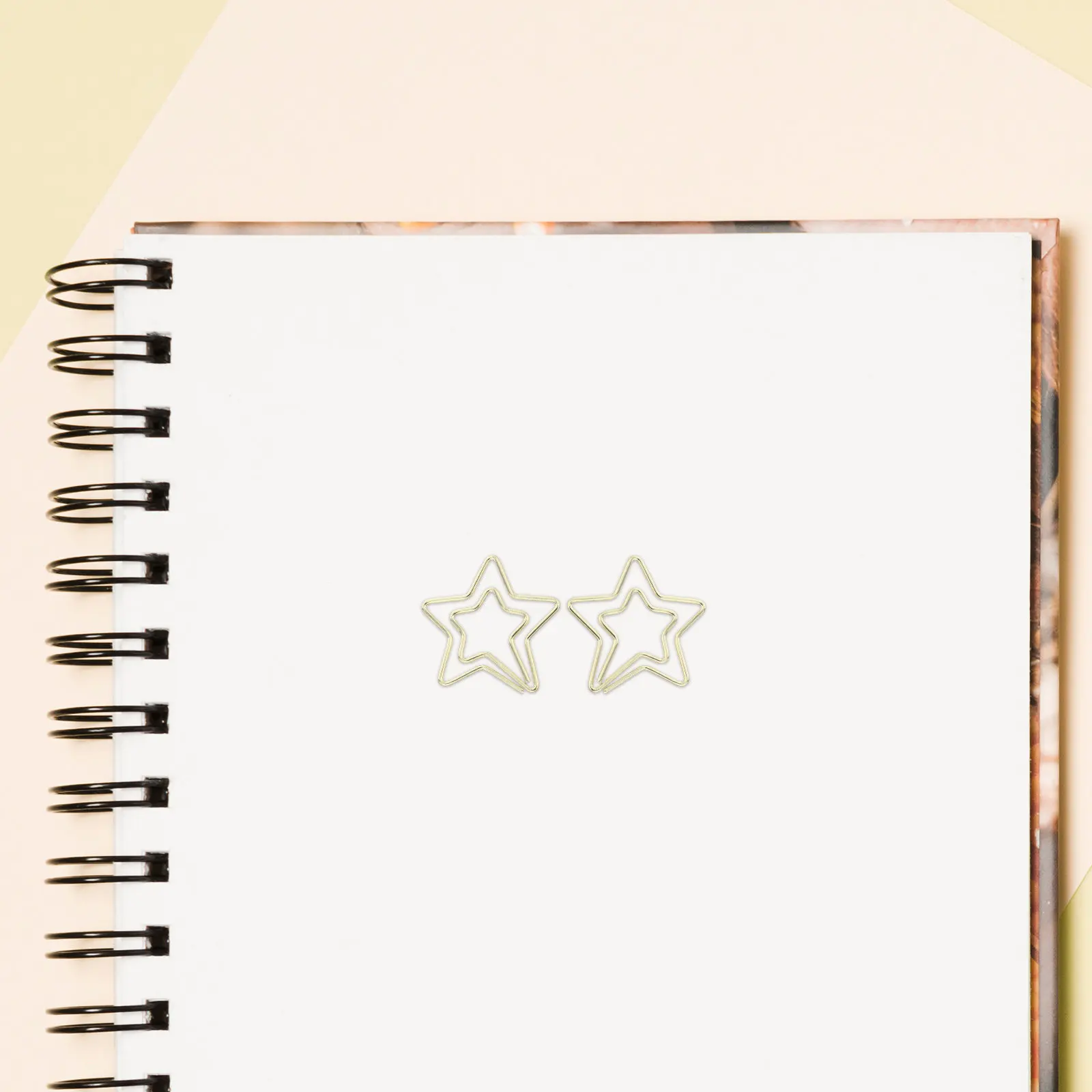 80Pcs 작은 별 종이 클립 사무실 책상에 대 한 금속 장식 플래너 클립 학교 노트 결혼식 서류 재미있는 조직