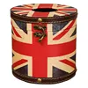 Large Cylindrical Rice Flag Roll Tissue Box European Creative Home Retro Napkin Box Car Napkin Holder Car Tissue Holder 5