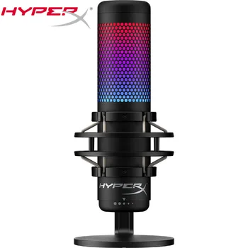 Kingston HyperX QuadCast S RGB Professional Microphone SoloCast mini Computer Sports Live Device Voice Game Podcast Equipment MI 1