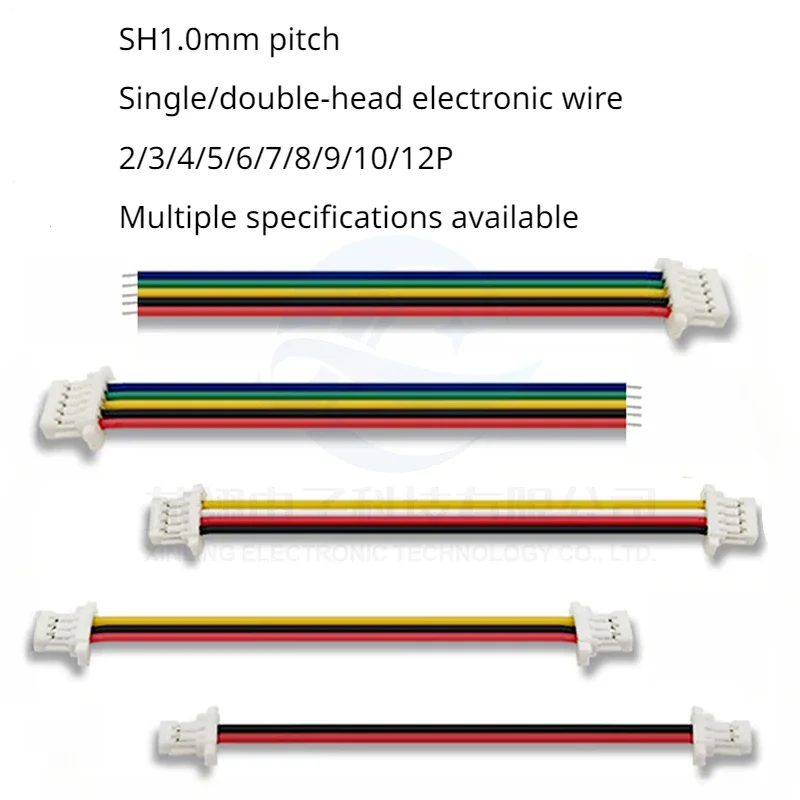 

10 шт. Штекерный провод SH1.0mm 2/3/4/5/6-10P, односторонний/двухсторонний соединительный провод