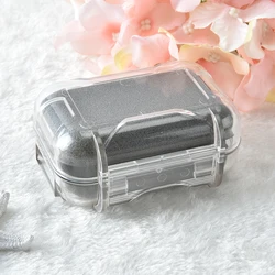 Waterproof Portable Earphone Hard Carrying Case (Transparent)