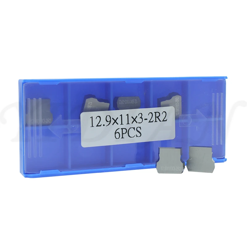 10pcs 초경 반경 스크레이퍼 나이프 12.9x11x3mm-2R2 BIESSE Edgebander 기계 용 스크레이퍼 블레이드 목공 도구