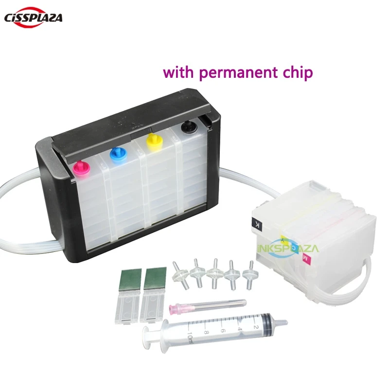 CISSPLAZA compatible for HP932 933 luxury CISS replacement for hp6100 6600 6700 7110 7610 7612 printer with chip 932 933