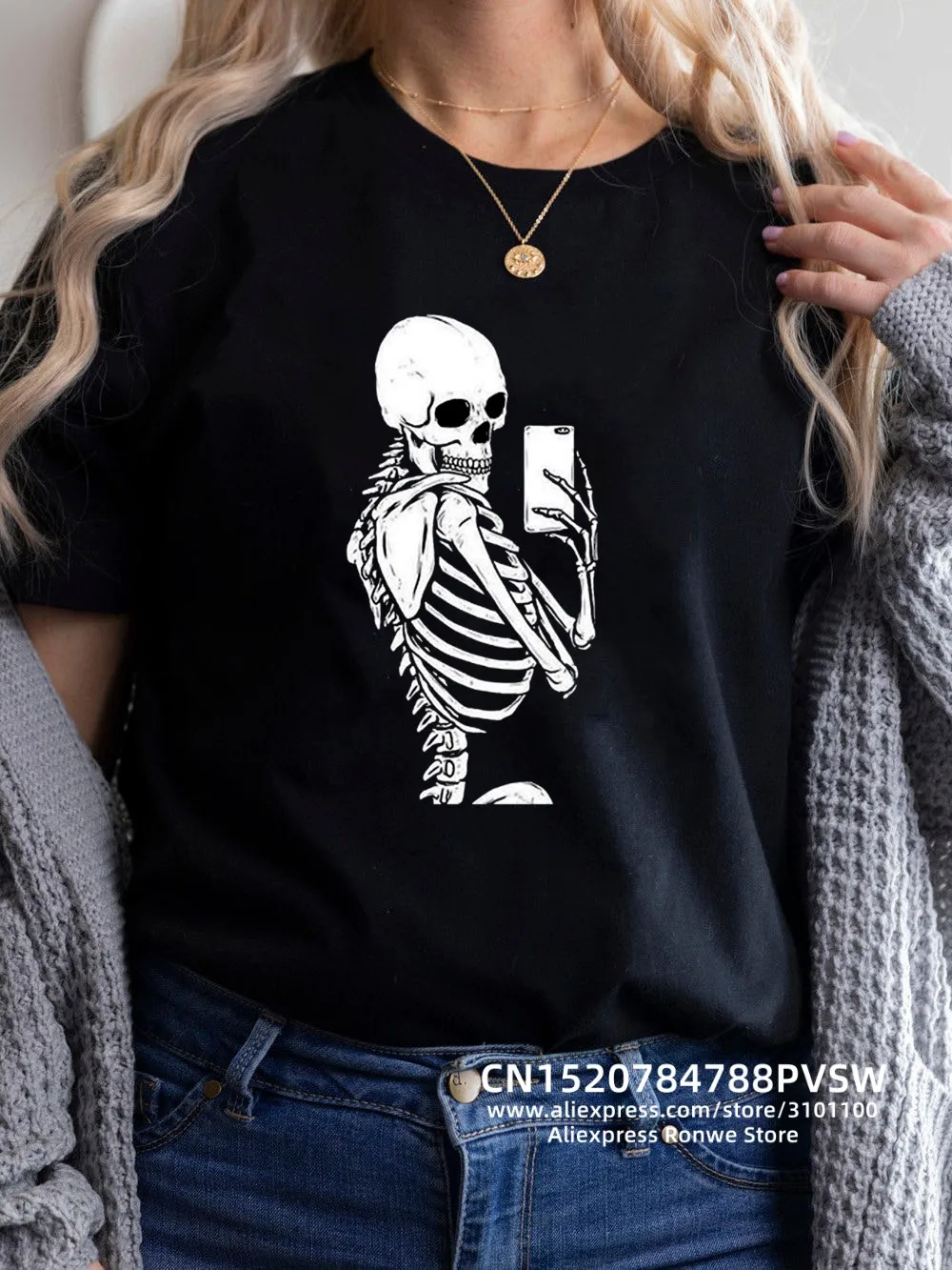 Camiseta Verano Hombre Con Estampado 3D Calavera - Manga Corta, Tallas S A 6XL, Poliéster