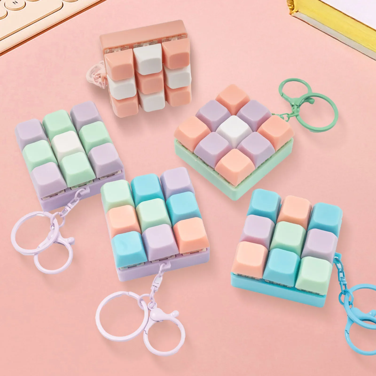 9 Keys Keyboard Key Fidget Toys Party Stress Relief