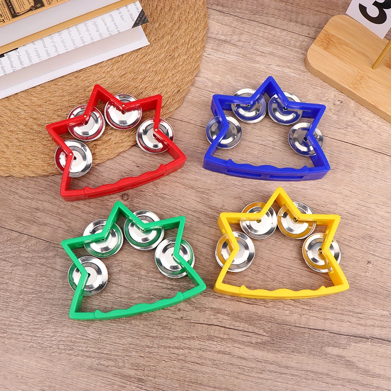 Kindergarten Hand Bells Toys Music Toys Shaking Bells Tambourine Percussion Instruments