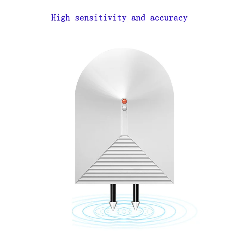 

433 MHZ Intelligent Leakage Detection High Sensitivity Water Level Detector Wall-mounted Wireless Water Immersion Alarm