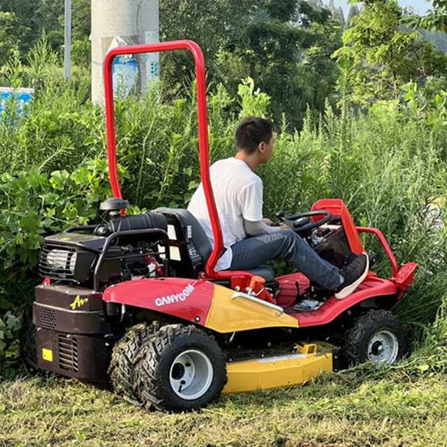 Hot 4WD Ride On Lawn Mower Garden EPA CE 4x4 Four-wheel Drive Riding Lawn Mower Tractor 1