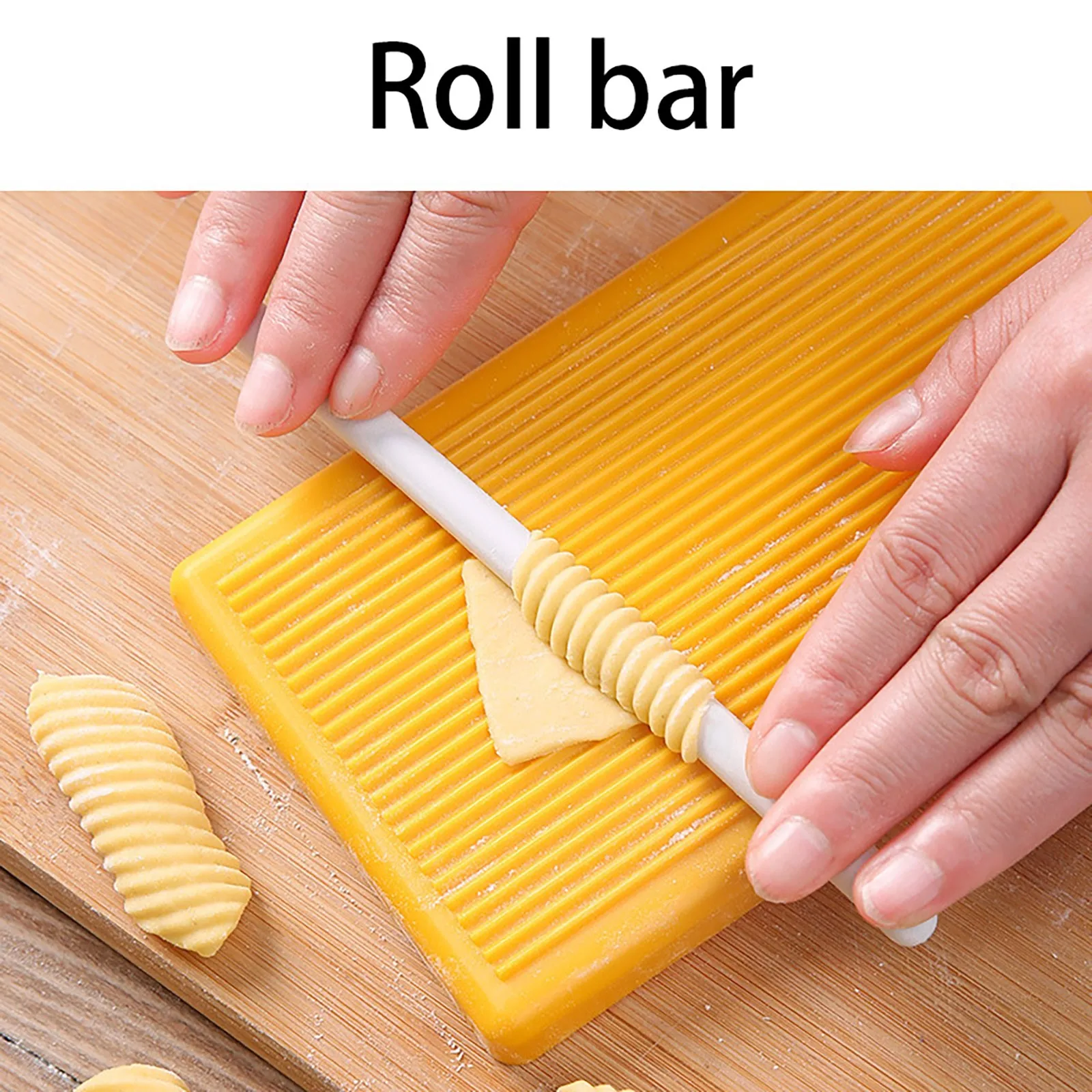 Multi-functional Pasta Macaroni Board Handmade DIY Mould Gnocchi Board Set With Roll Noodle Stick Cutting Slice Kitchen Gadgets