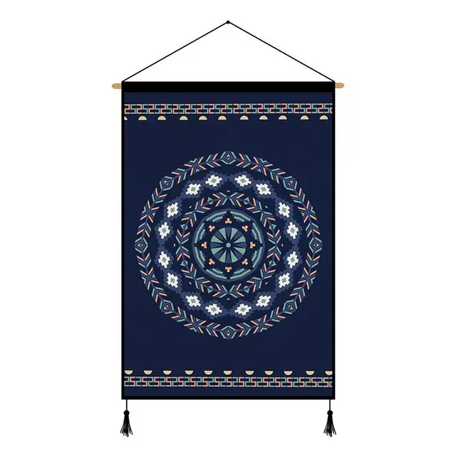 vintage tapestry cloth ❀ っぽくっ かごを持った女の子 クロス