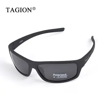 TAGION Sport Sunglasses Men Polarized Hipster Glasses UV400 Hiking Driving Glasses Lentes De Sol Hombre Polarizing Lenses TG5104