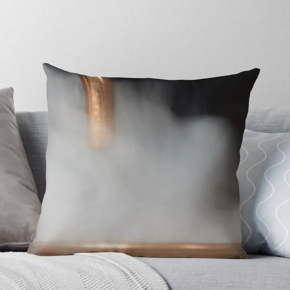 

Copper pipe with steam Throw Pillow Custom Cushion Photo Pillowcases Bed Cushions Decorative Cushions For Luxury Sofa