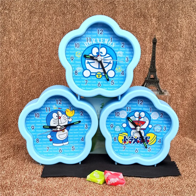 

Doraemon Student Alarm Clock Creative Fashion Cute Student Cartoon Children's Bedroom Bedside Table Clock