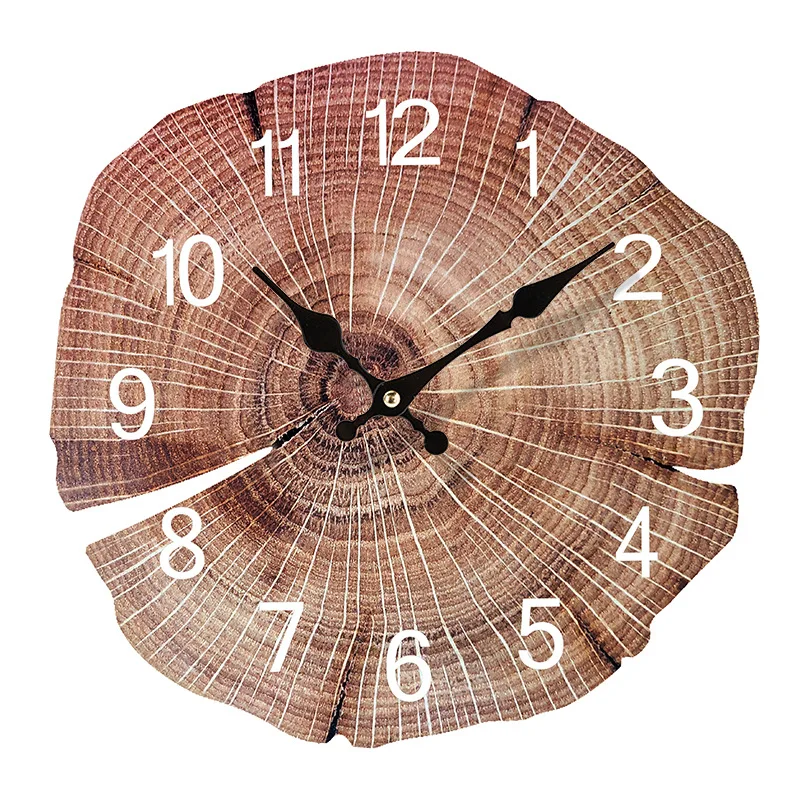 Annual Ring Wooden Wall Clock SKU-3  