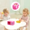 Simulation Toys Mini House Scene Decor Miniature Kids Microwave Oven Model Plastic Educational Plaything Toddler 5