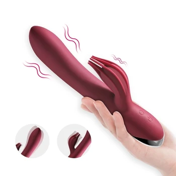 10 Speed G Pot Vibrator USB Rechargeable Powerful Dildo Rabbit Vibrator for Women Clitoris Stimulation Massage Adult Sex Toys 2