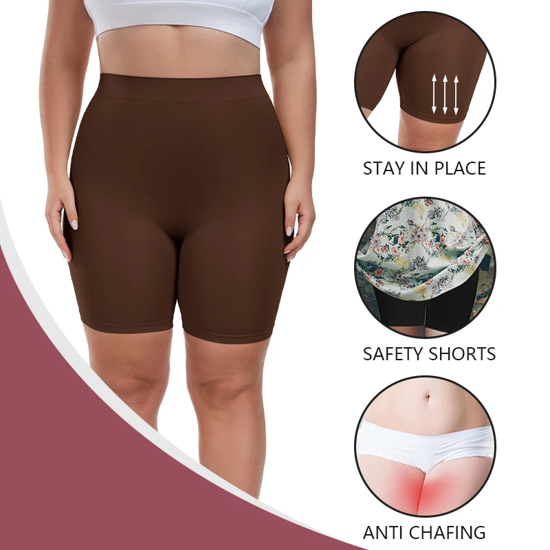 Seamless Shapewear Women Tummy Control Shorts Anti-Chafing Thigh Slimmer Butter Lifter Body Shaper Safety Panties 3XL 4XL