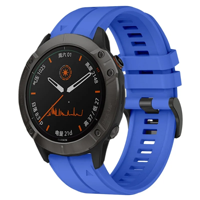 Silicone Outdoor Waterproof Watch Band with QuickFit Closure, Available in Multiple Sizes