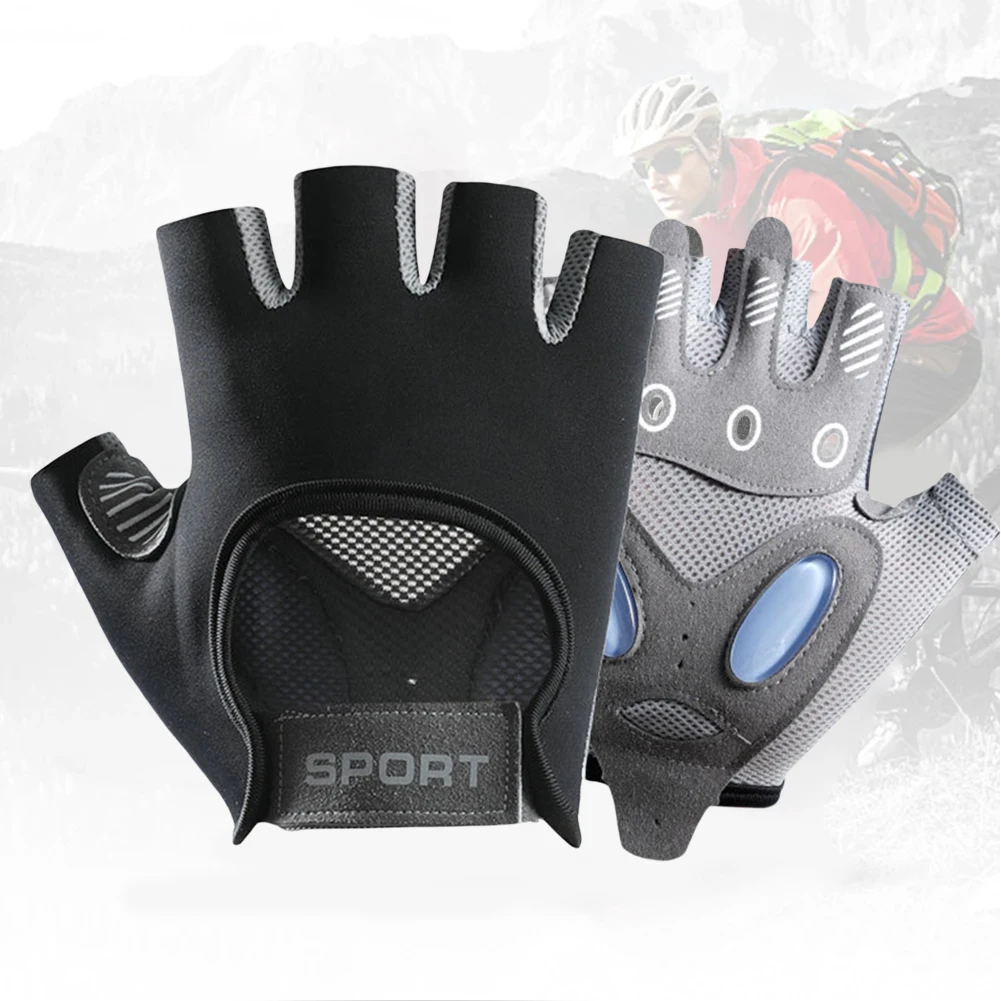 Fitness Gloves Men Dumbbell Exercise Sports Training Gloves Women Wrist Guard Half Finger Non-Slip Body Building Cycling