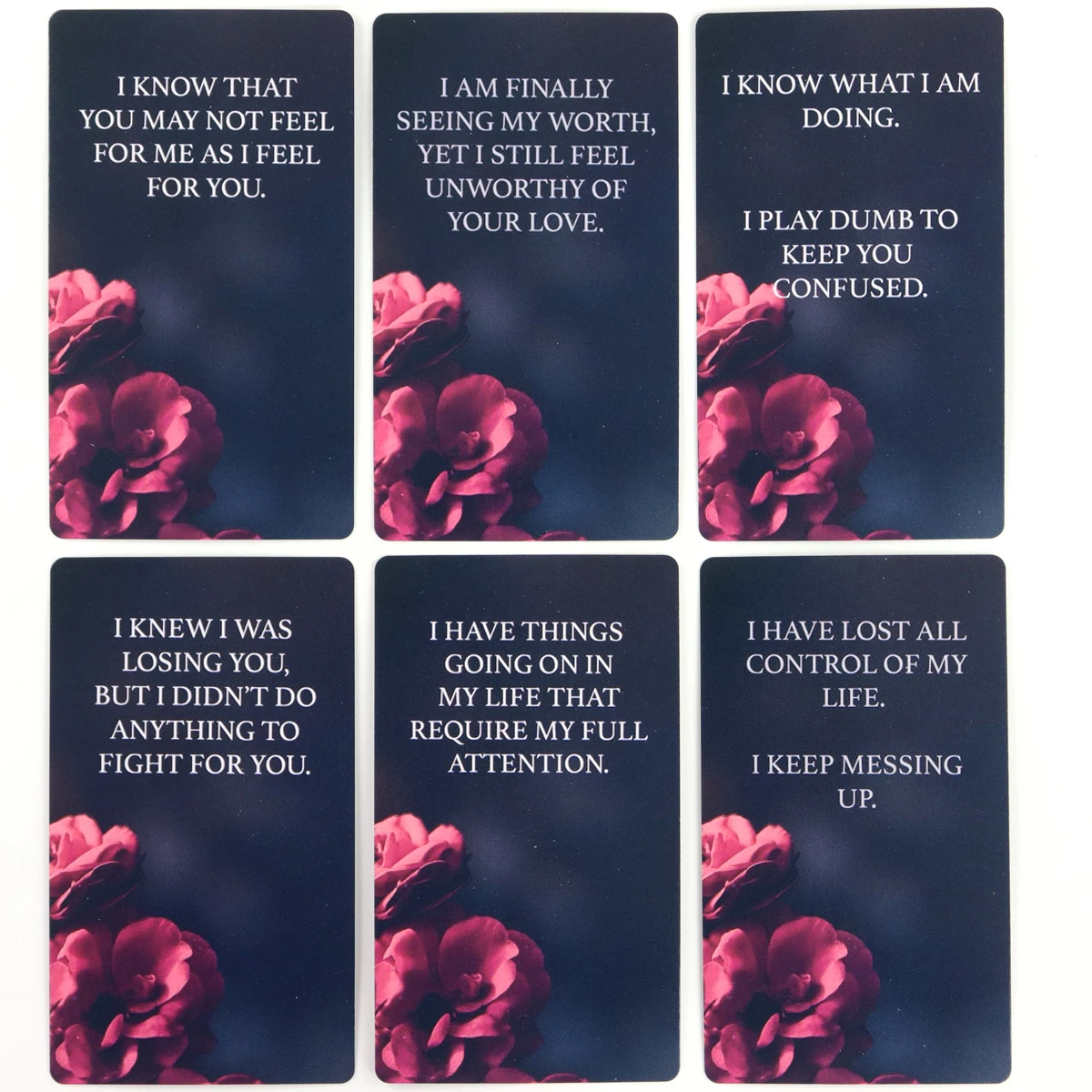 Dark Confessions Oracle Cards Love Oracle Cards Including Desires, Darkness, and Divine Intervention 6