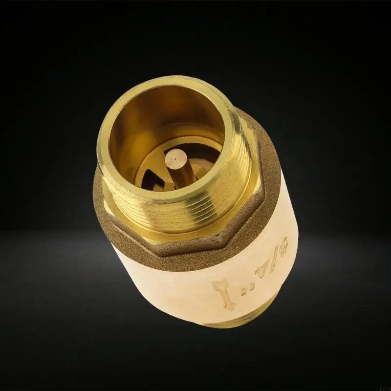 12PD Sturdy Brass In Line Spring Check Valves 3/4 Inch Male x Female Accessory for Effective Backflow Prevention in Well