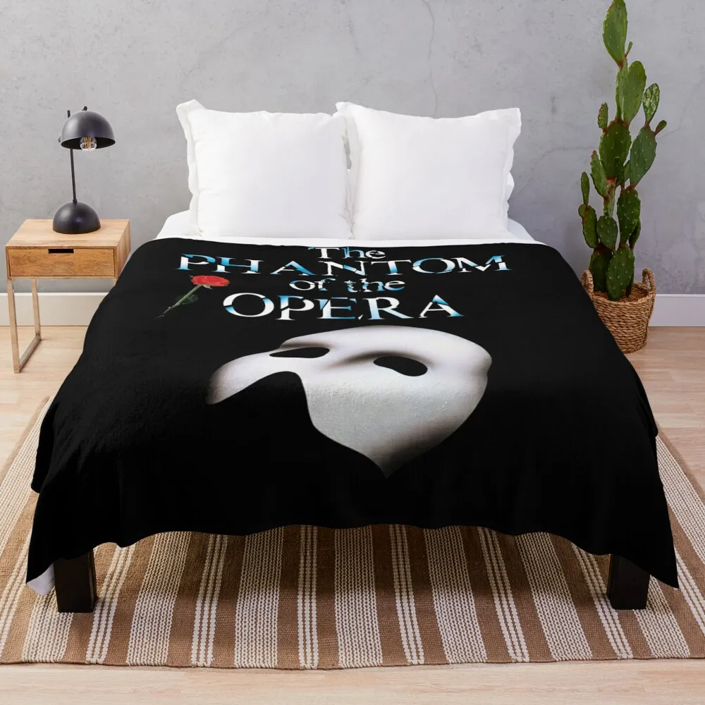 

the great phantom of opera show Throw Blanket anime Soft Big Blanket Fashion Sofa Blankets