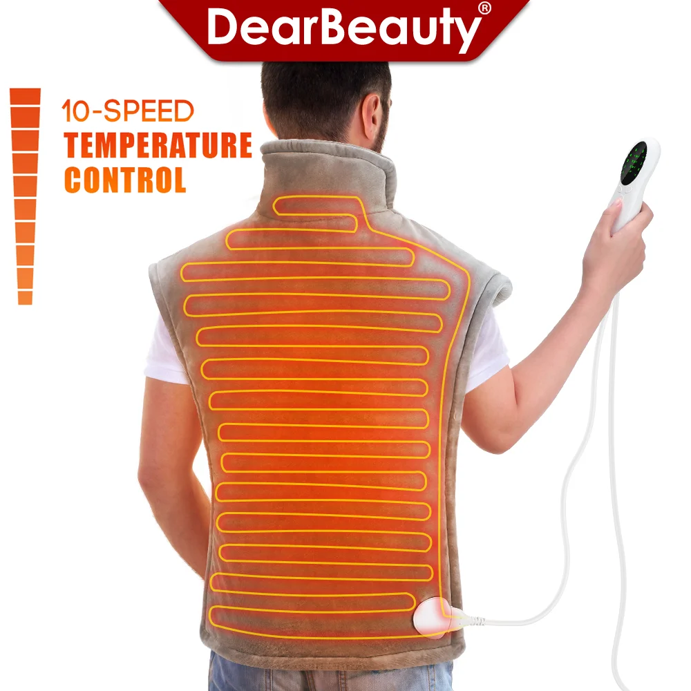 Electric Heating Pad Wrap Vest for Neck and Shoulders