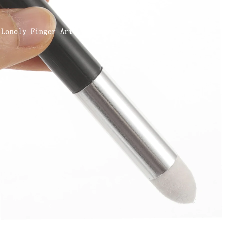 6 Pcs Artist Blending Sponge Pens Double Headed Washable Rubbing Sponge Brush Sketch - View #8