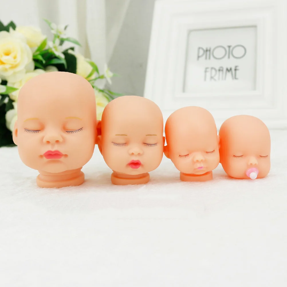 미니 잠자는  머리 키체인, DIY 핸드 페인팅, 바디 파트 공예,  파트 공예 액세서리, 어린이 선물