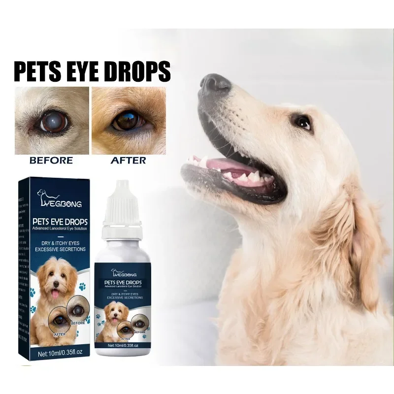 

Pet Eye Drops for Cats and Dogs To Remove Tear Marks, Relieve Eye Itching, Gently Cleanse and Brighten The Face