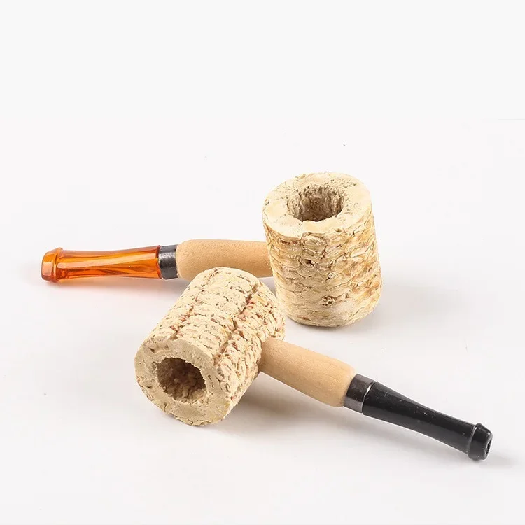 Description Picture 2 of itemMOONSHADE 10pcs Disposable Corn Shape Grass Smoking Pipe Creative Corncob Filter Tobacco Herb Pipes Travel Smoke Accessories