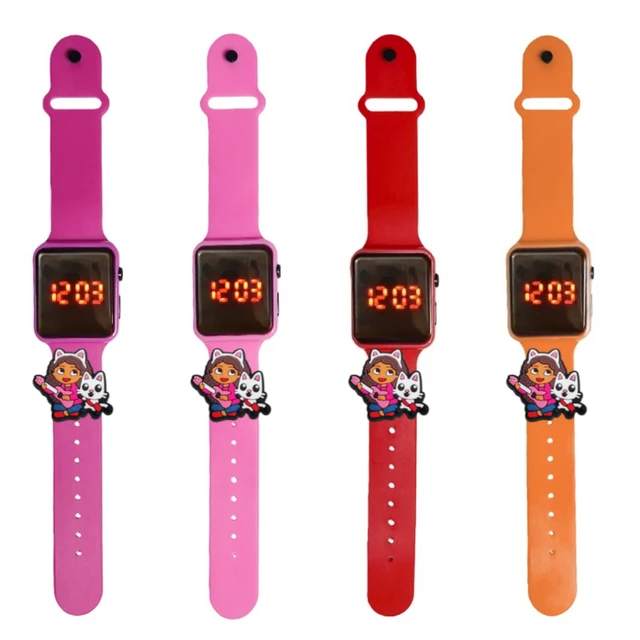 Montre pour enfants montres de mode de bande dessinée électronique affichage LED numérique montres étanche cadeau de vacances montres pour enfants 1