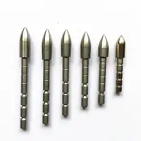 12pcs 70 80 90 100 110 120 Grain Stainless Steel Bullet Point Tip For ID 4.2 mm carbon Arrow Shaft  Archery Bow Hunting 1