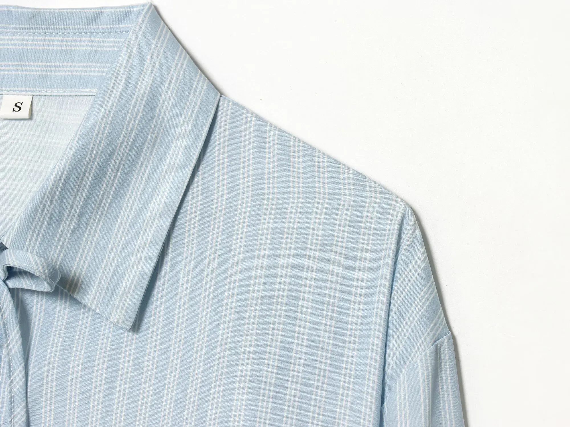 HH Damen Frühjahrsmode Vielseitiges Popeline-Hemd mit Schleife, Elegantes Langarm-Hemd für Frauen im High-Street-Stil – Detail 16