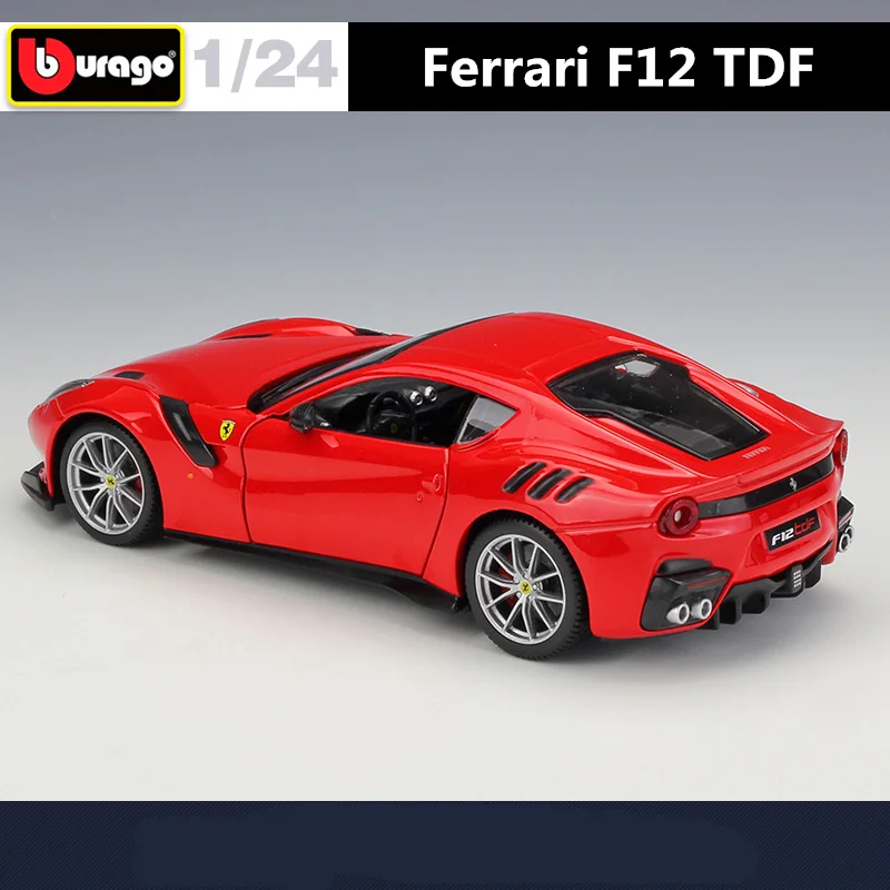 Bburago 1:24 Ferrari F12 TDF Alloy Sports Car Model Diecast Metal