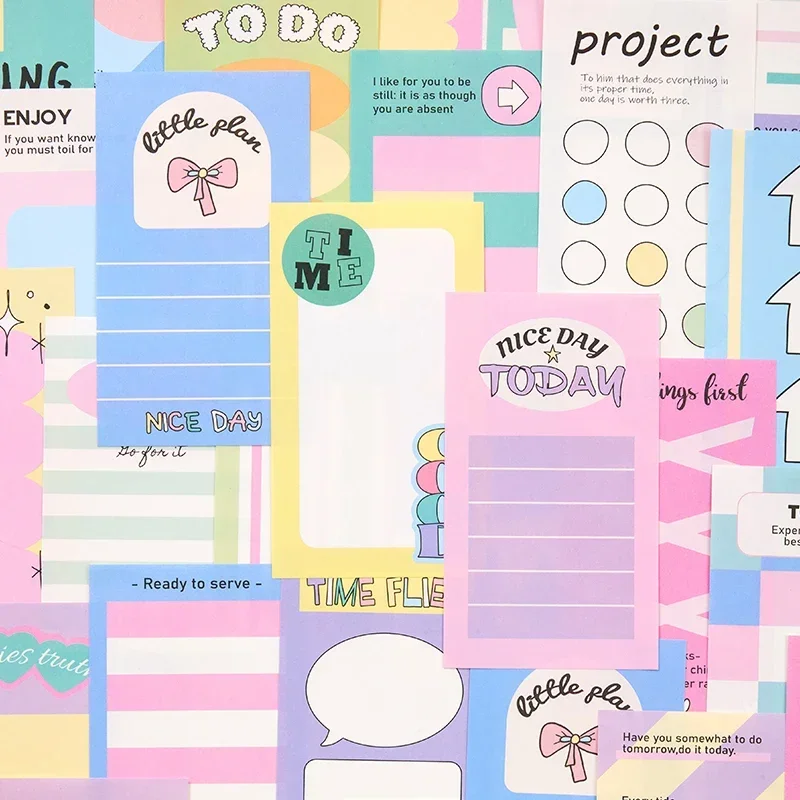 

Декоративные Канцелярские цветные занавески для записей, дождик, подставка для записей в Корейском стиле, 100 шт., школьные подставки для записей