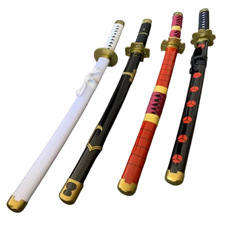 Cosplay Roronoa Zoro Enma 30 Pollici Anime Katana Sword Gioco Di Ruolo Superbo Modello Di Arma In Legno Da 75Cm
