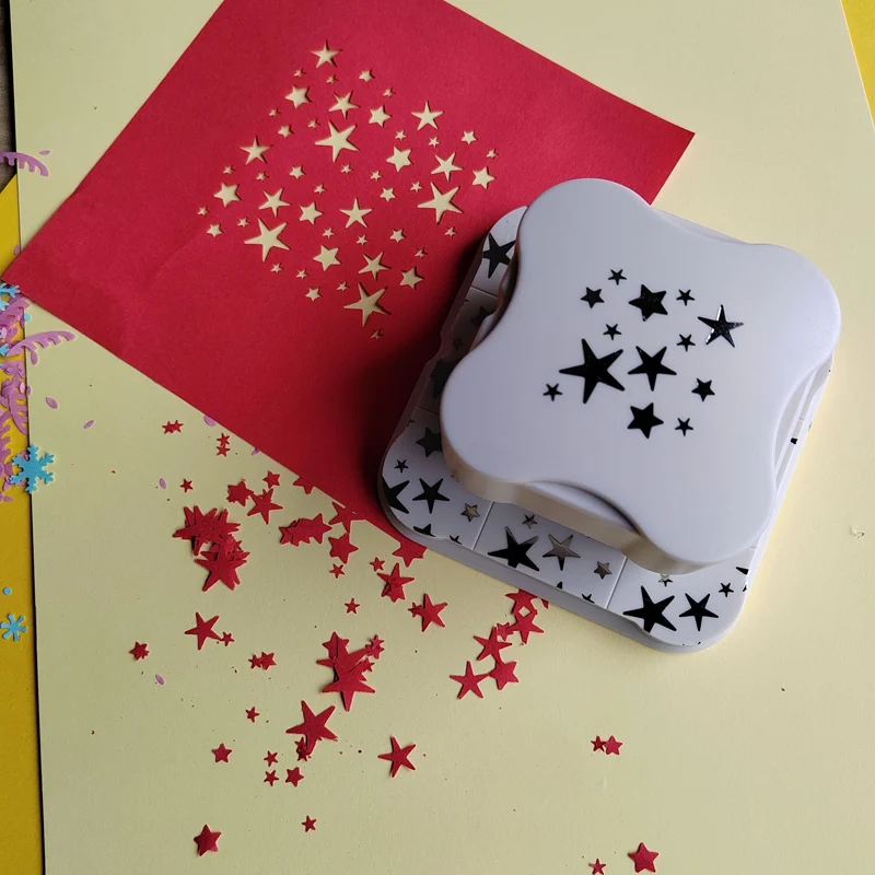 3.8cm Handmade Crafts and Scrapbooking Tool Paper Punch For Photo Gallery DIY Gift Card Magnetic Punches Embossing device YH135