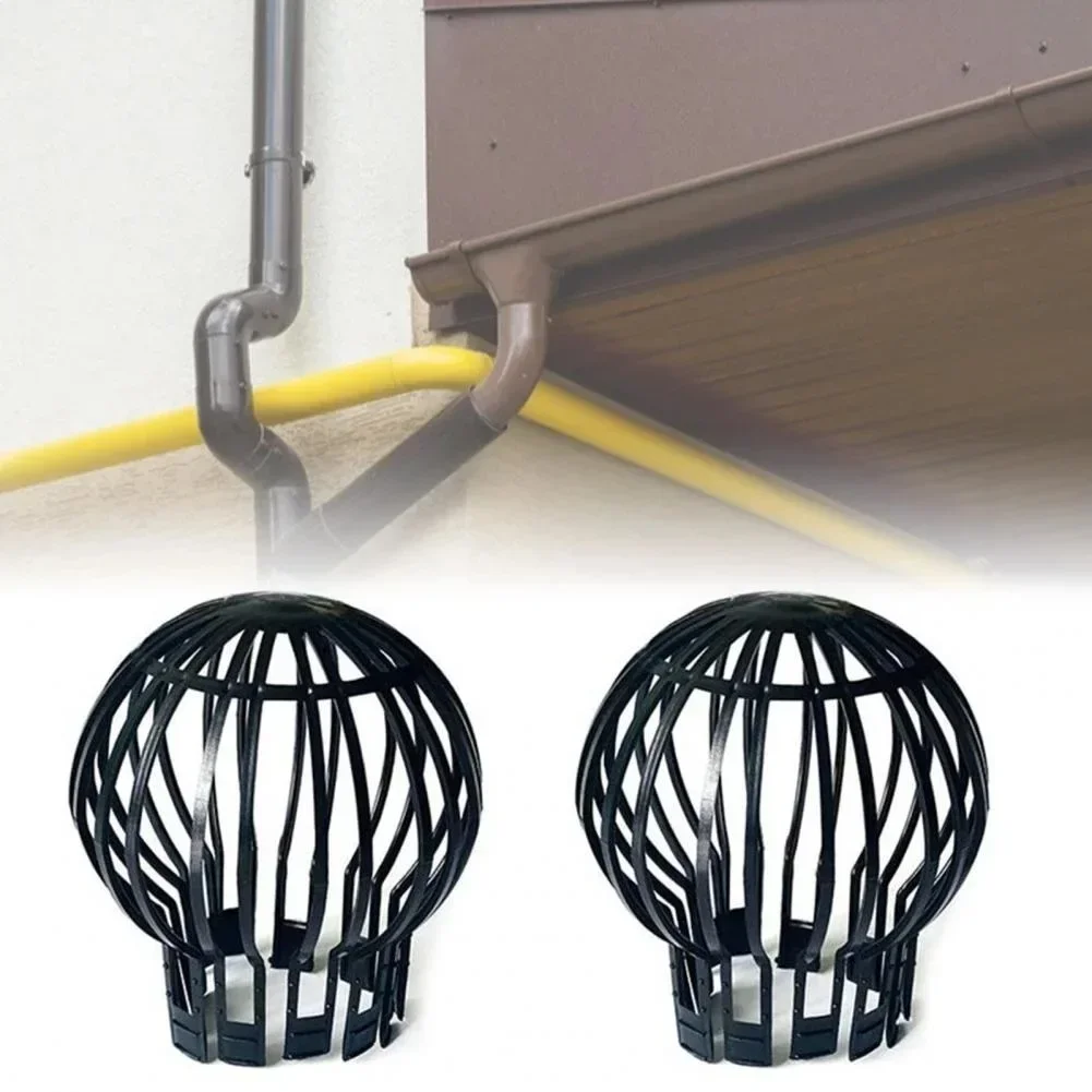 2/4/6pcs Roof Gutter Guard Filters Expand Plastic Filter Strainer Stops Blockage Leaf Drains Drain Net Cover Downspout Filter